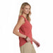 KUHL Women's Shay™ Tank in crab apple, on model side view