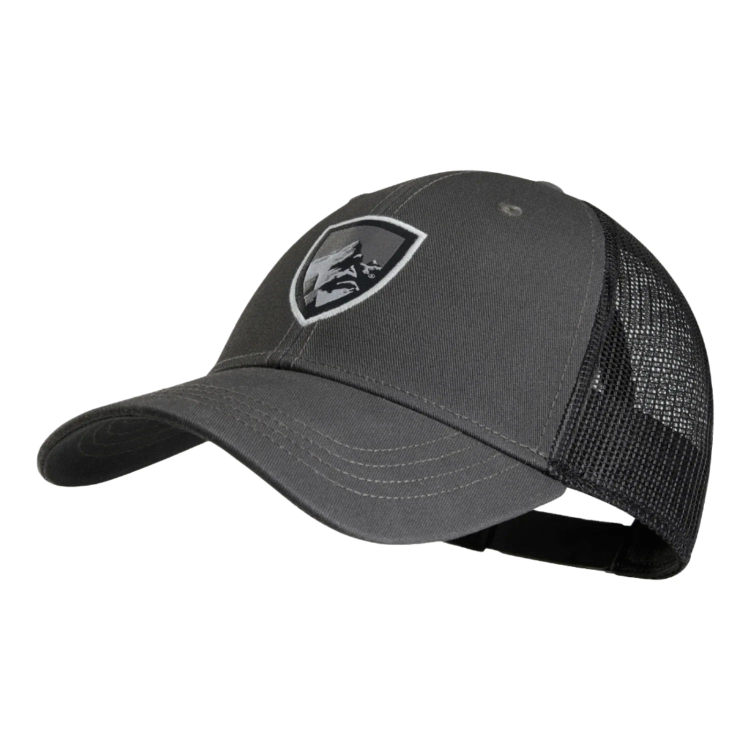 Low Profile KÜHL® Trucker Hat in carbon, front side view