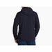 Kuhl Men's Aero™ Fleece Pullover shown in the Blackout color option. Back view on model. 