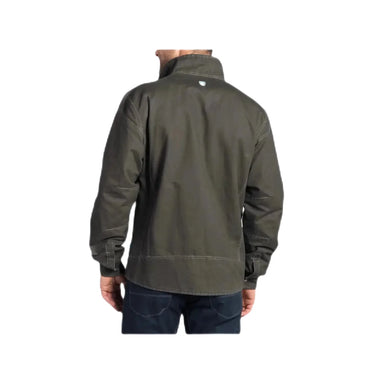 KÜHL Men's BURR™ Jacket shown in the Gun Metal color option. Back view.