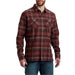 Kuhl Men's Dillingr™ Flannel shown in the picante color option. front view on model.