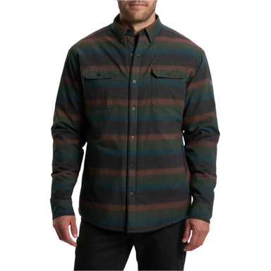 KUHL Men's Joyrydr™ Flannel Shirt in Oasis, on model front