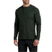 Kuhl Men's Konflikt™ Henley shown in the Stone Moss. Front view on model.