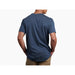 KÜHL Men's Mountain Lines™ T shown in the Pirate Blue color option. Back view.