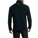 kuhl mens revel 1/4 zip in mutiny blue/grain back model view