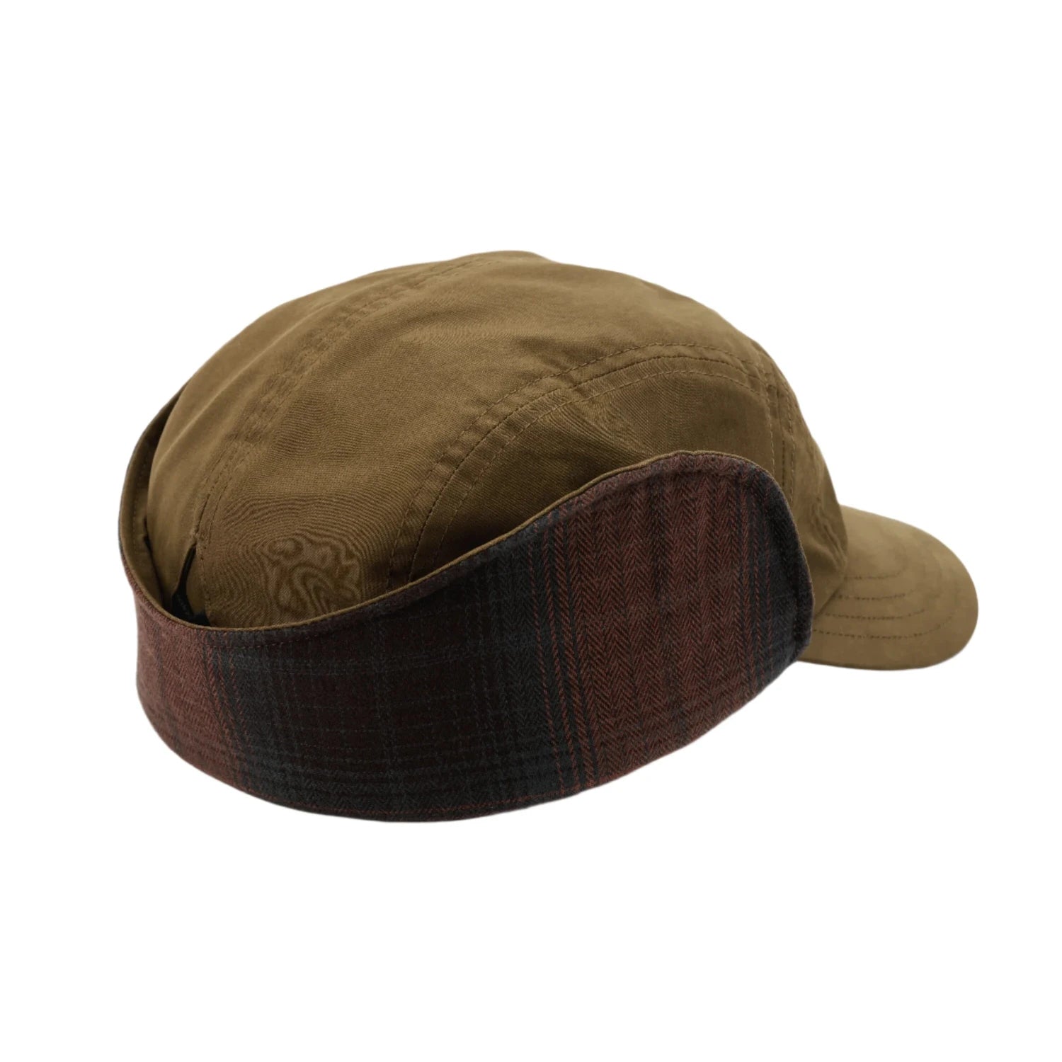 kuhl the outlaw ranch waxed canvas hat in dark khaki back view