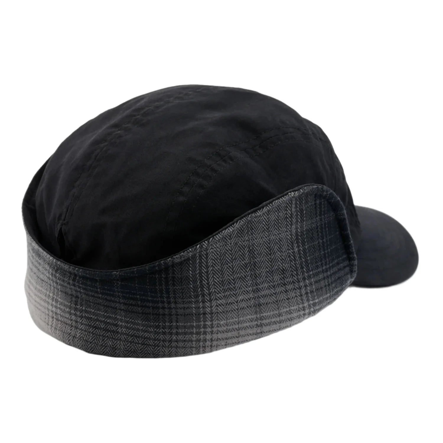 KUHL The Outlaw™ Waxed Ranch Hat in blackout, flaps up back view