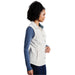 Kuhl Women's Aurora™ Vest shown in the sea salt color option. side view on model.