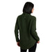 kuhl womens sienna sweater in dark moss back model view