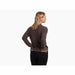 Kuhl Women's Sofie™ Sweater shown in the Ganache color option. Back view on model.