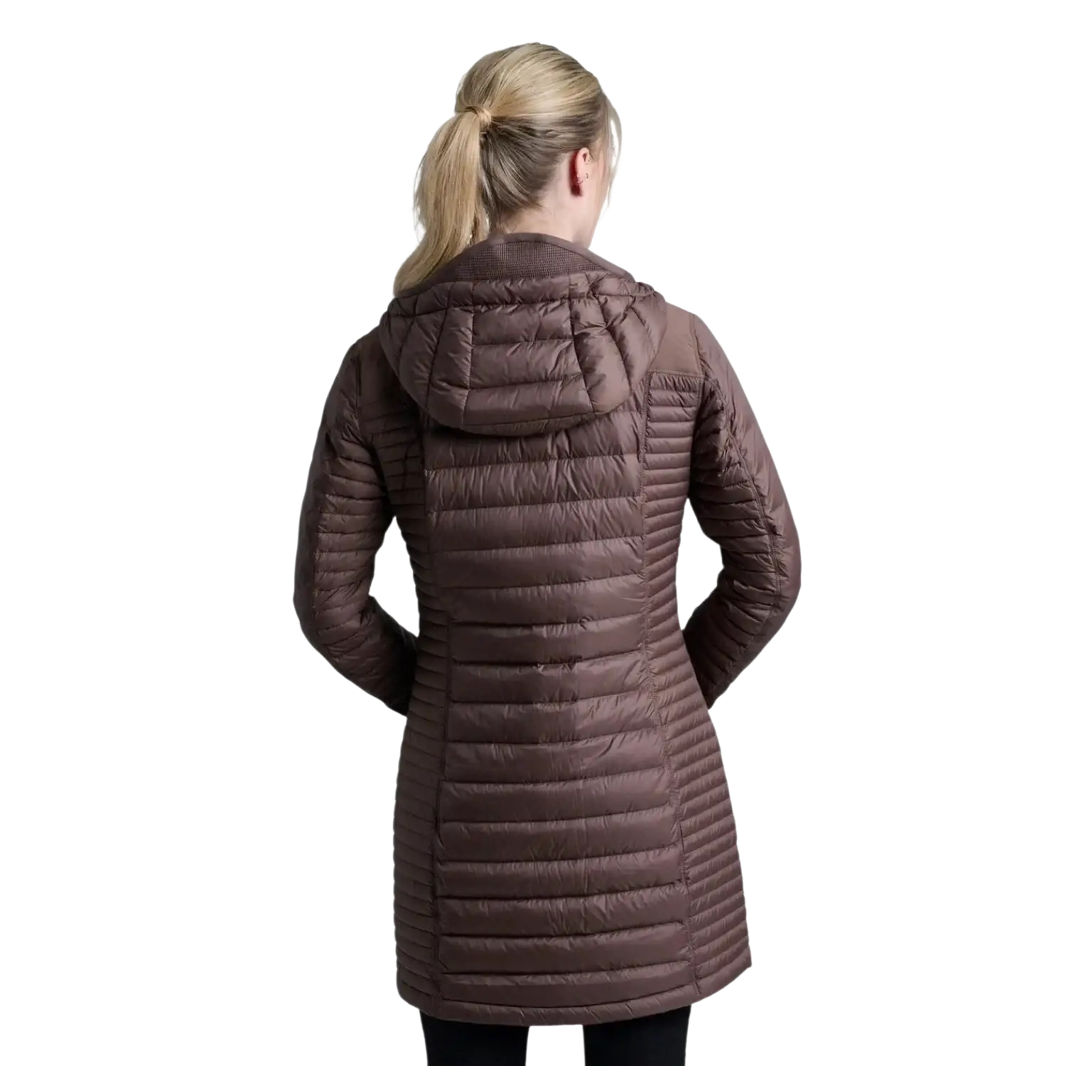 Kuhl Womens's Spyfire Parka, Back view coffee