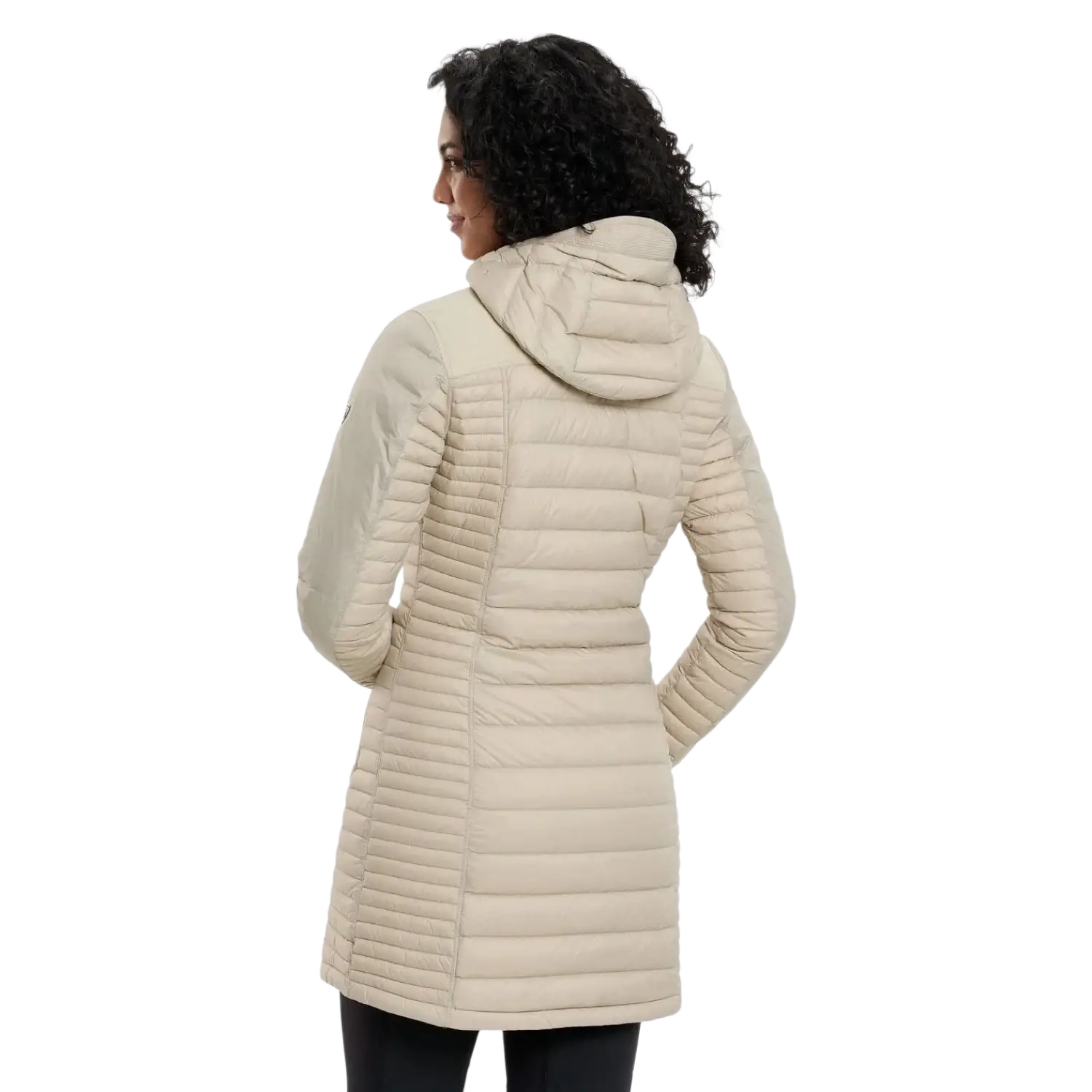 Kuhl Womens's Spyfire Parka, Back view Silverstone