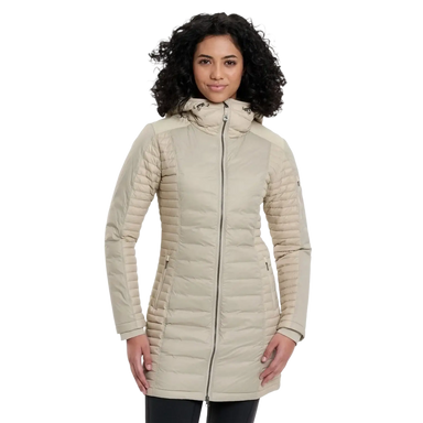 Kuhl Womens's Spyfire Parka, Front view silverstone
