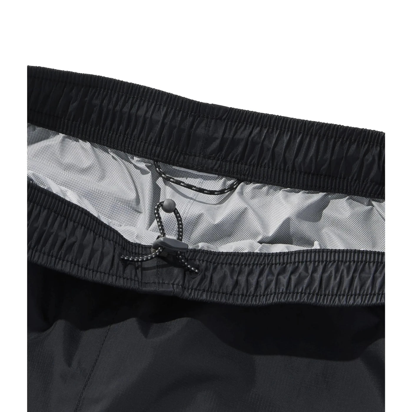 L.L. Bean M's Trail Model Rain Pants, Black, view of waistband
