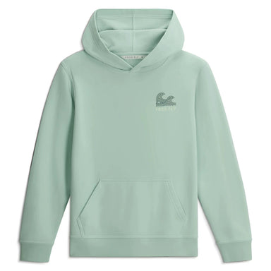 Free Fly Kid's Beach Access Hoodie in sea spray, front view