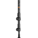 Black hiking pole on a white background