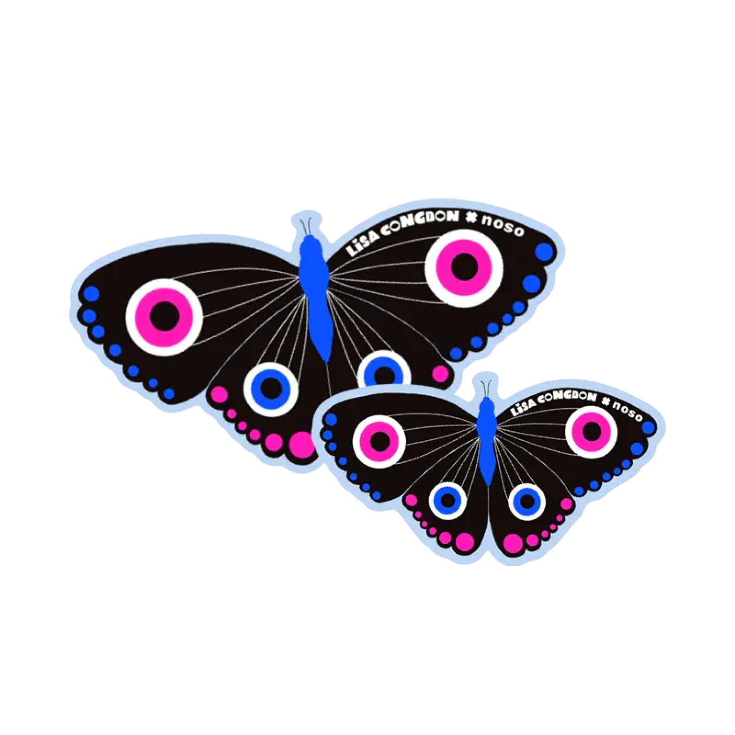 NoSo Gear Repair Patch in harmony butterflies