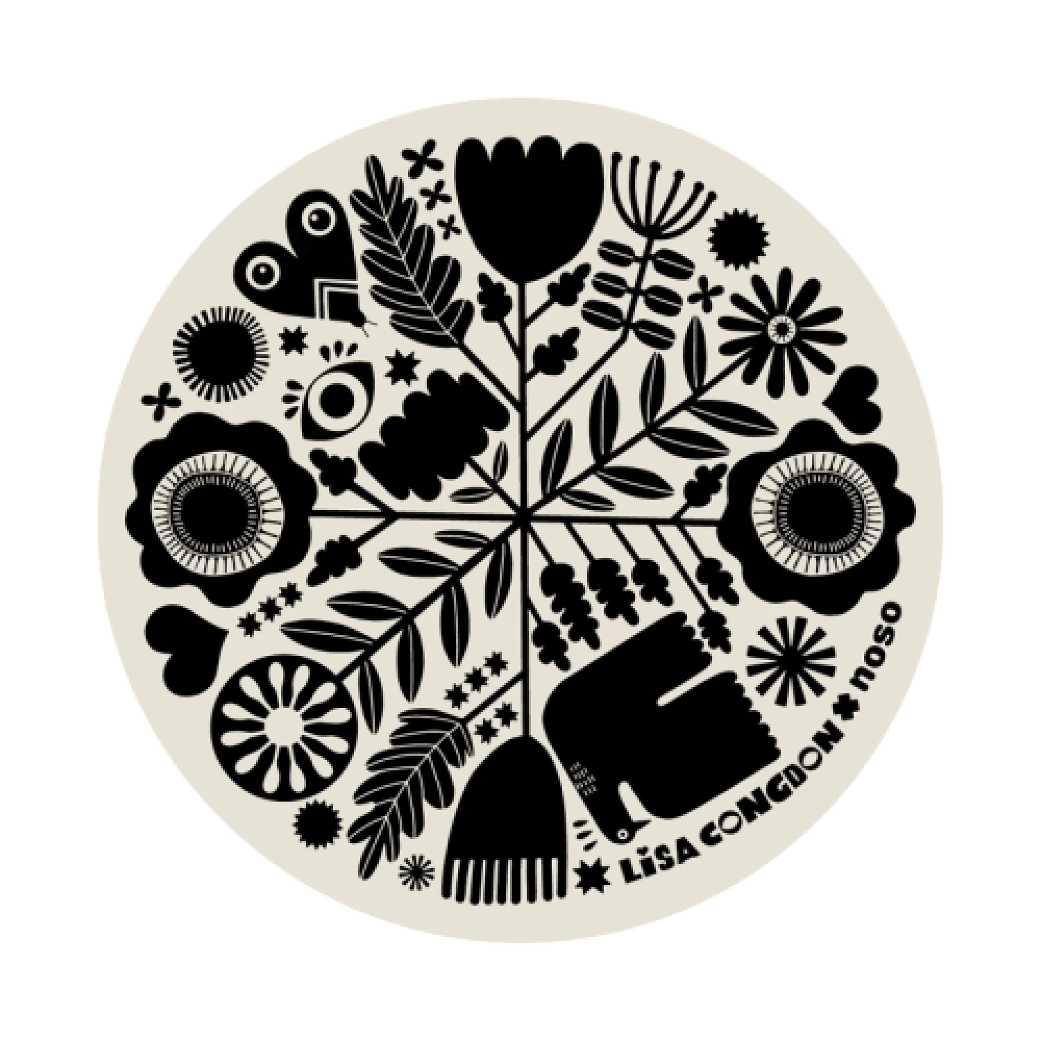 NoSo Gear Repair Patch in nature circle