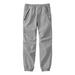 Light gray athletic pants with an elastic waistband and cuffs.