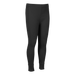 LL Bean Kid's Wicked Warm Midweight Long Underwear in Black, front view flat
