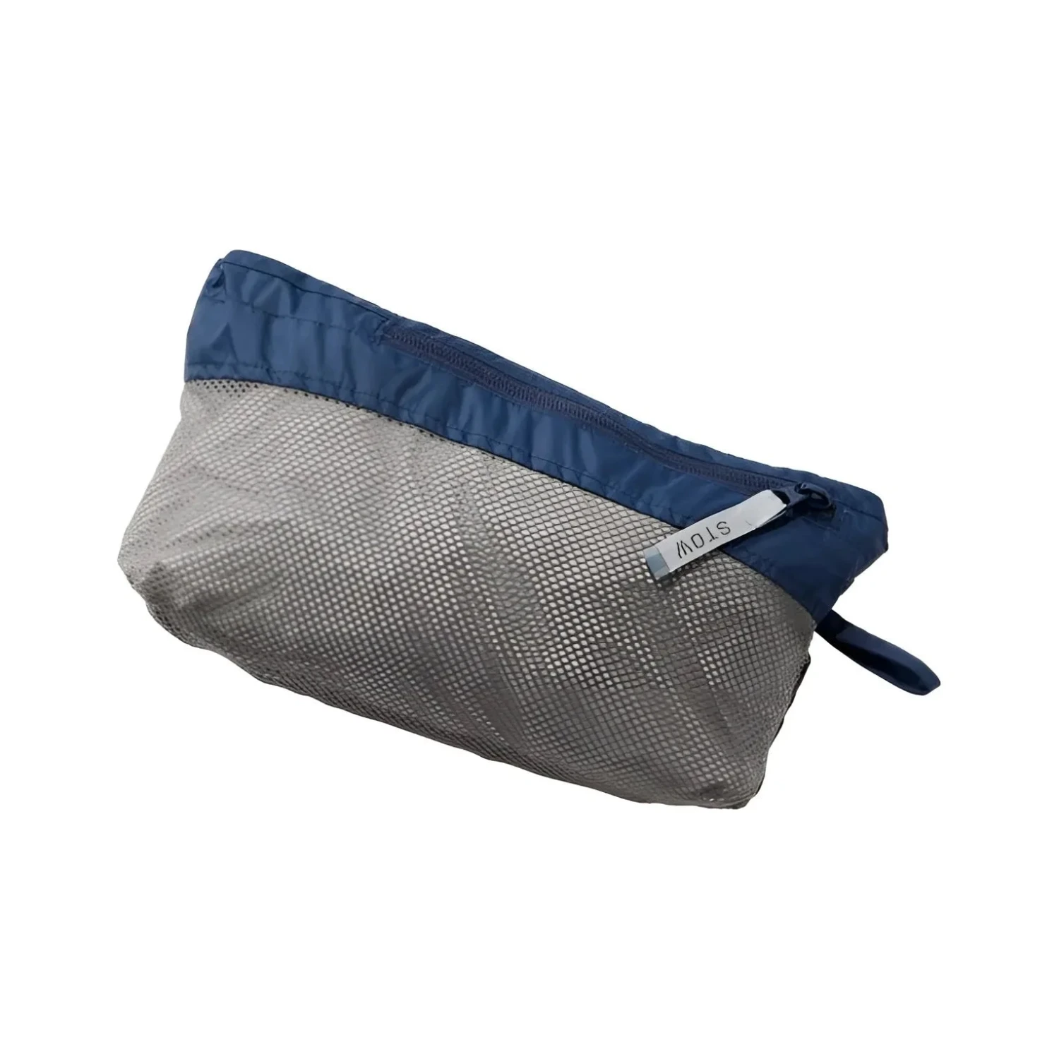 L.L. Bean Men's Trail Model Rain Jacket in nautical navy, stowed