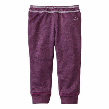 L.L. Bean Toddlers' Mountain Fleece Pants Plum Grape Flat Front