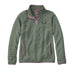 L.L. Bean W's Airlight Knit Pullover, Sea Green Heather, front view flat 