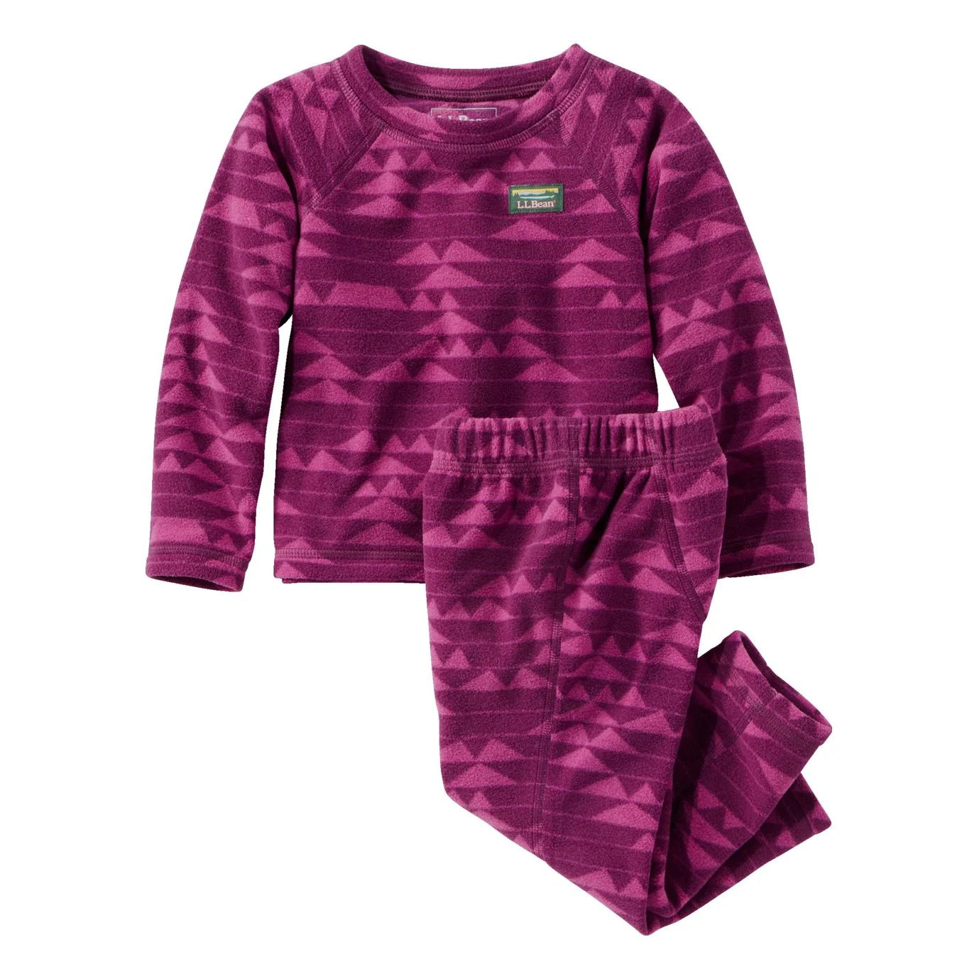 Baby Fitness Fleece Long-Sleeve Tee/Pants Set