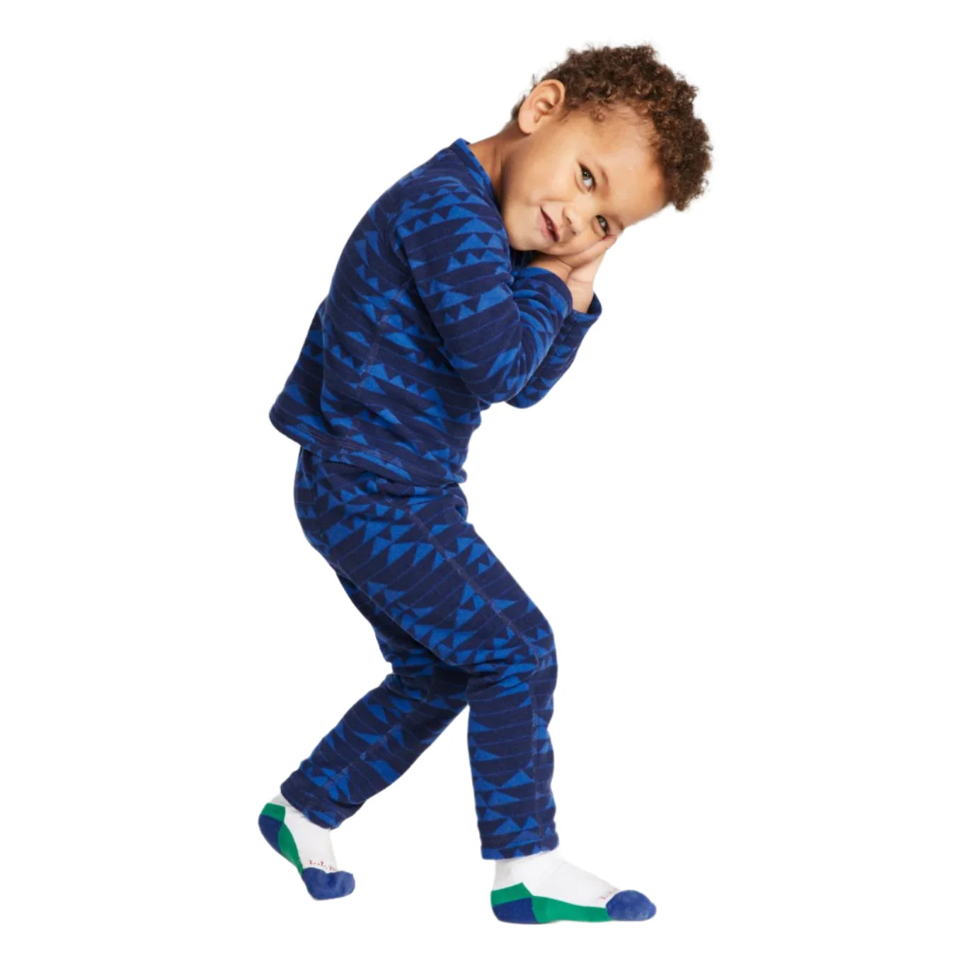 Baby Fitness Fleece Long-Sleeve Tee/Pants Set