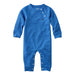 llbean baby wicked warm onesie in cobalt blue front flat view