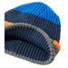 llbean kids beanie striped in deep sapphire detail view