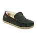 L.L. Bean M's Wicked Good Slippers, Spruce Chocolate, front and side view