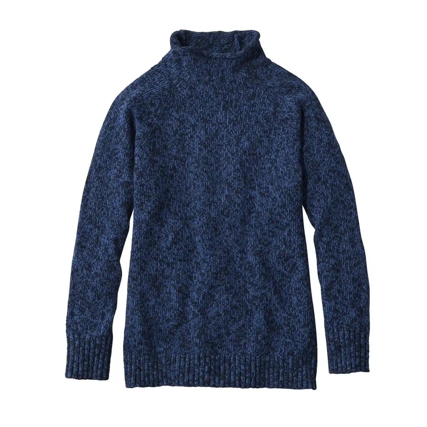 W's Cotton Ragg Sweater, Funnelneck Pullover