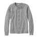 Gray cardigan with buttons on a white background