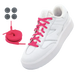 Lock Laces Flat No-Tie-Shoelaces in pink