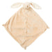 Angel Dear Baby Lovie Blankie in beige bunny, flat front view