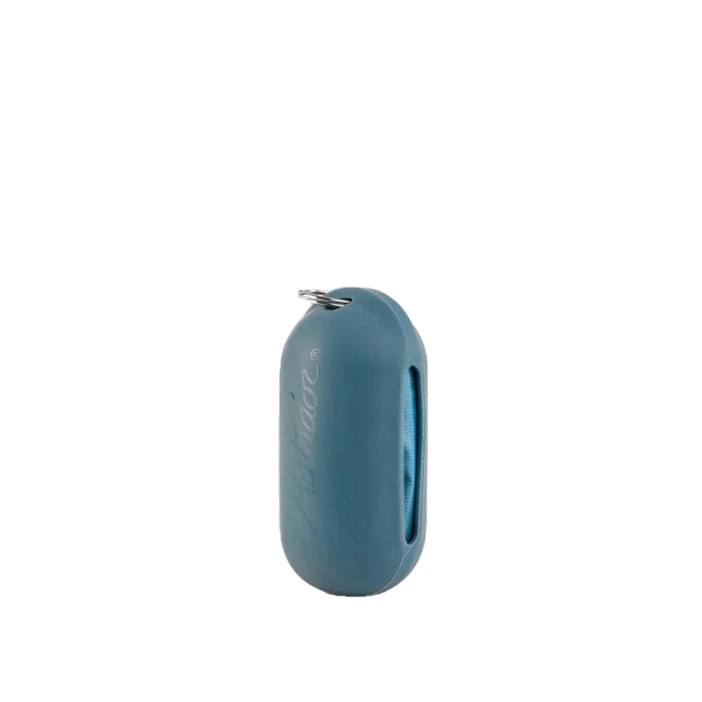 Matador Droplet Water-Resistant Stuff Sack, Blue, front view of case