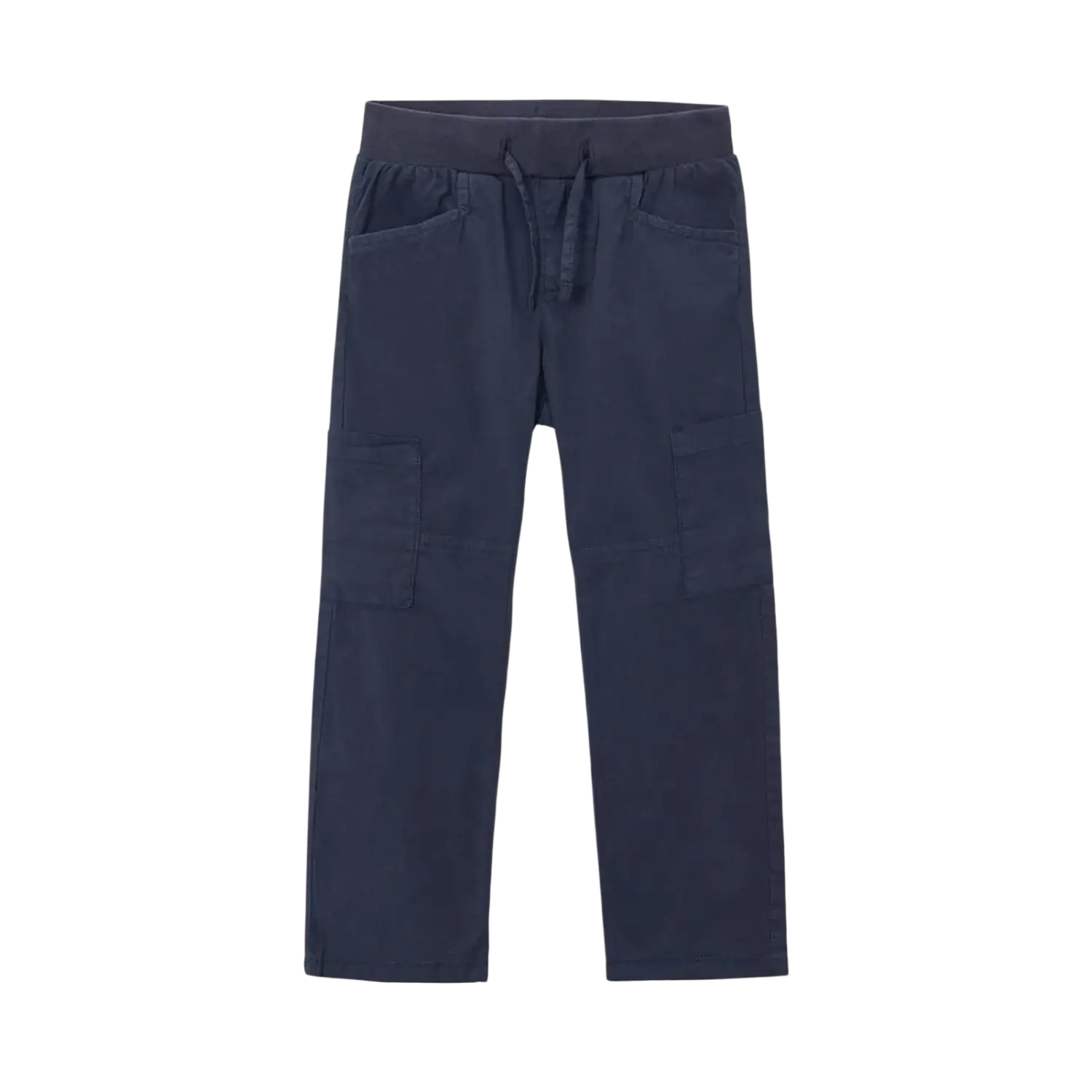 Mayoral Boy's Cargo Pants in navy, front view