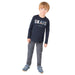 Mayoral Boys Knit Pants Cloud Model Front