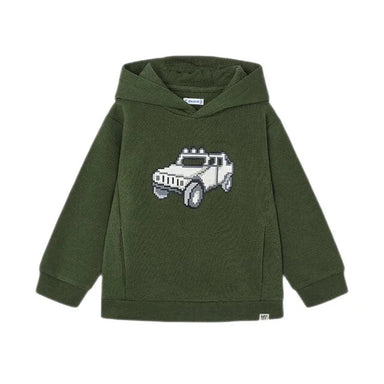 Mayoral Boys's Printed Pullover Moss Flat Front