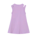 Mayoral Girl's Cut Out Dress in lilac, back view