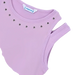 Mayoral Girl's Cut Out Dress in lilac, front detail view