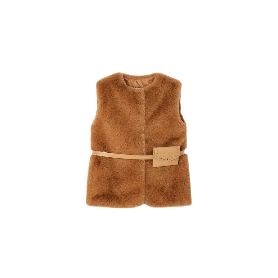 K's Fur Vest With Belt