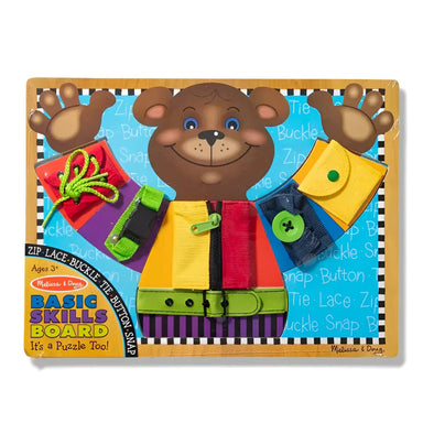 Melissa & Doug Basic Skills Puzzle Board in packaging