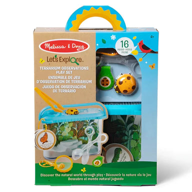Melissa & Doug Let’s Explore Terrarium Observations Play Set in box