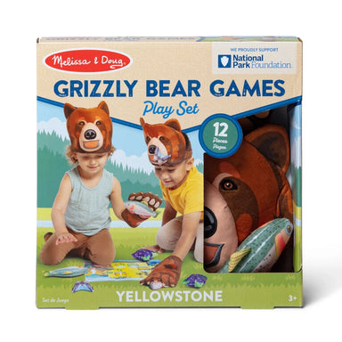 Melissa & Doug Yellowstone National Park Grizzly Bear Games, boxed up