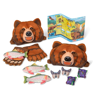 Melissa & Doug Yellowstone National Park Grizzly Bear Games, contents