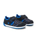 Merrell Kid's Bare Steps® H2O Water Shoe in black & royal, front view