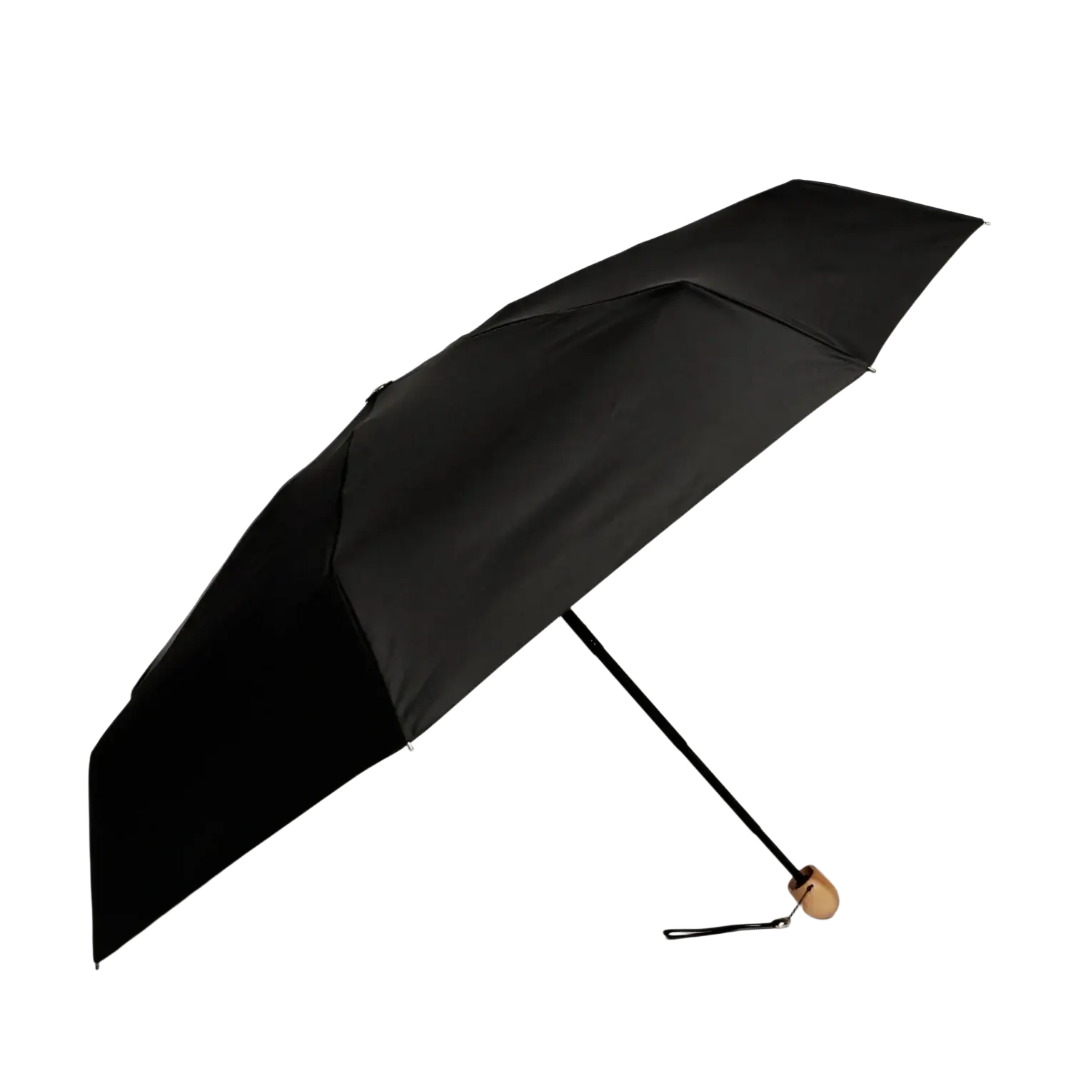 Original Duckhead Ultra Compact Mini Umbrella in black, open view