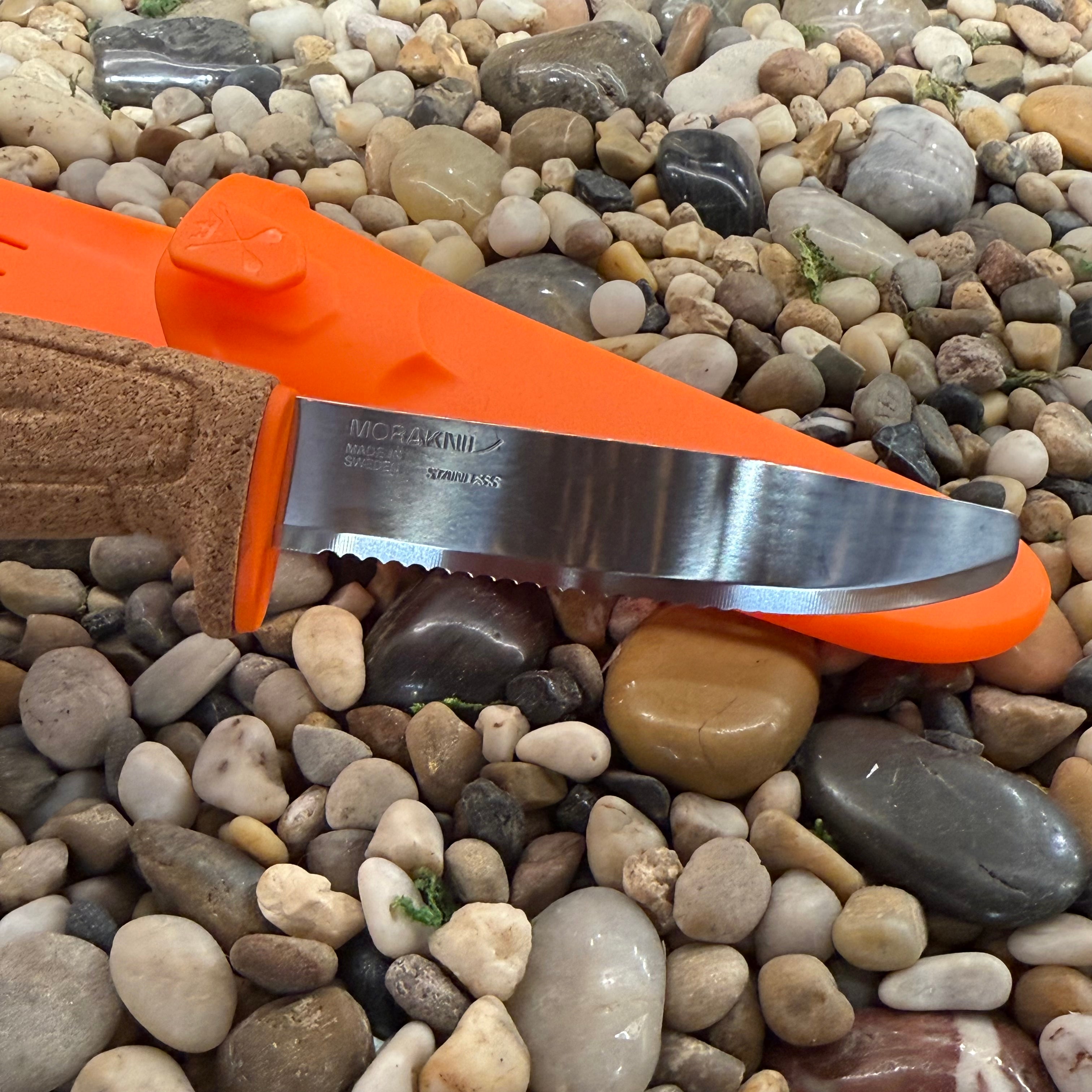 Morkaniv Floating Knife, view of blade